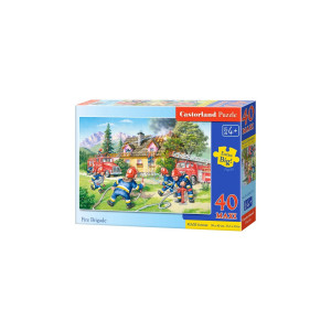 Puzzle Castorland Maxi - Fire Brigade, 40 Piese