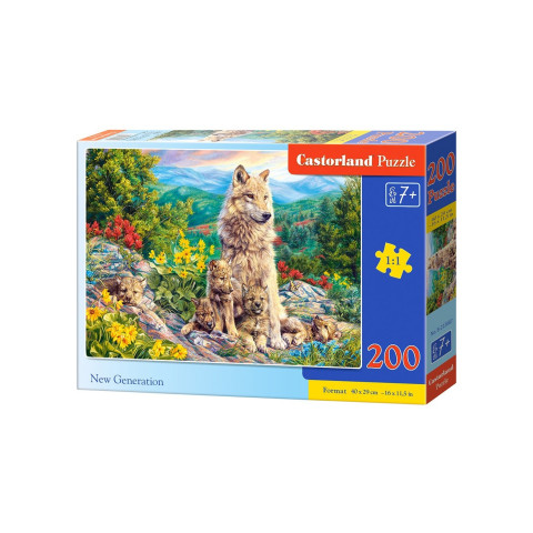 Puzzle Castorland - New Generation, 200 piese