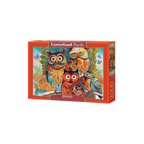 Puzzle Castorland - Owls, 2000 Piese