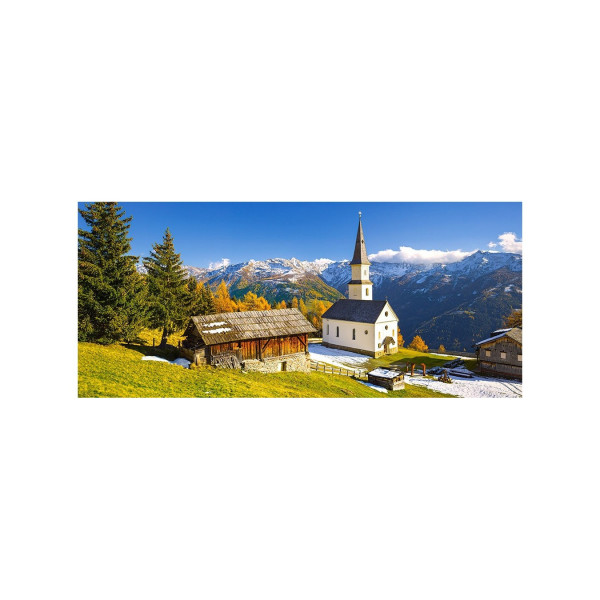 Puzzle Castorland Panoramic - Church Marterle, 600 Piese