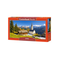 Puzzle Castorland Panoramic - Church Marterle, 600 Piese