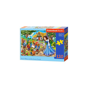 Puzzle Castorland - Snow White And The Seven Dwarfs, 120 Piese