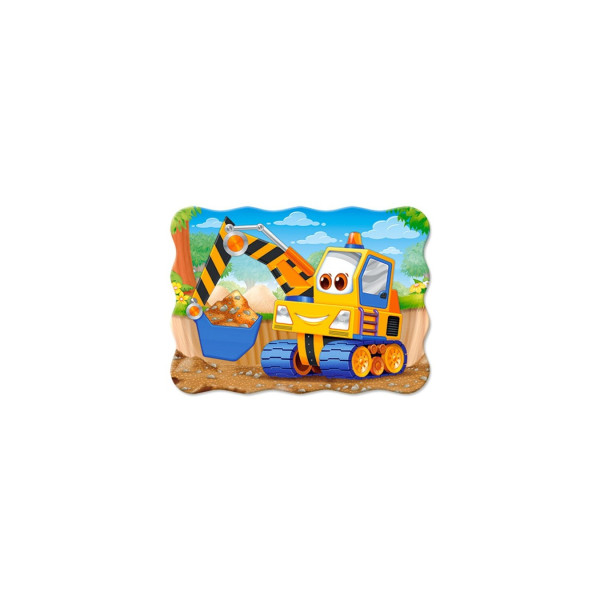 Puzzle Castorland - Yellow Digger, 30 Piese