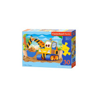 Puzzle Castorland - Yellow Digger, 30 Piese