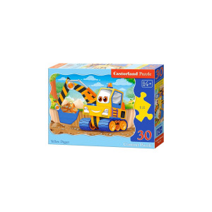 Puzzle Castorland - Yellow Digger, 30 Piese