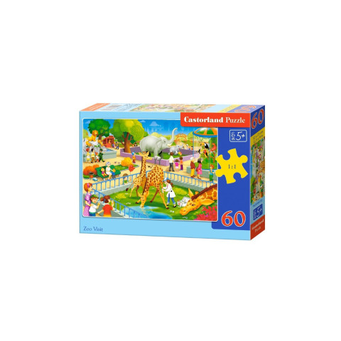 Puzzle Castorland - Zoo Visit, 60 piese