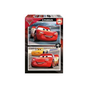 Puzzle Educa - Cars 3, 2x48 piese