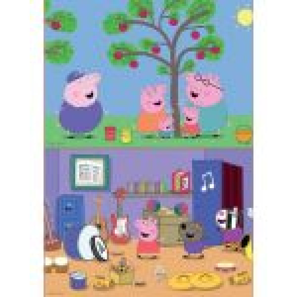 Puzzle Educa de 2 x 48 piese - Peppa Pig