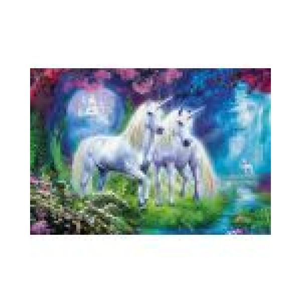 Puzzle Educa de 500 piese - Unicorni in pădure