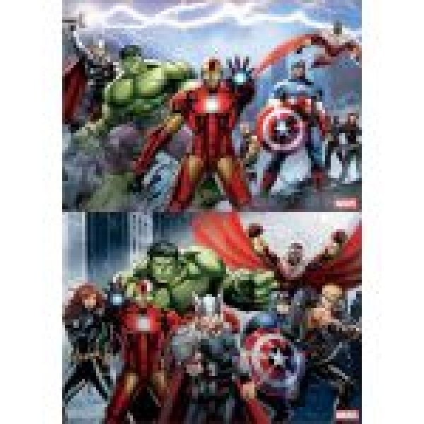Puzzle Educa din 2 x 100 piese - Avengers