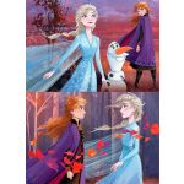 Puzzle Educa de 2 x 25 de piese - Frozen 2