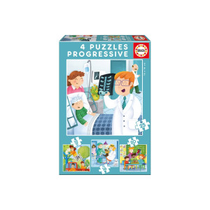 Puzzle Educa - I want to Be, 12/16/20/25 piese