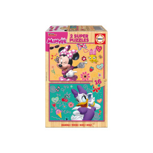 Puzzle Educa - Minnie Happy Helpers, 2x16 piese