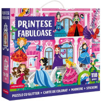 Puzzle: Prințese fabuloase. 118 piese