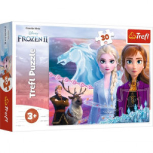 Puzzle Trefl Frozen II Curajoasele surori 30 piese