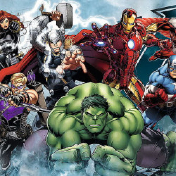 Puzzle Incepe Atacul Marvel, 100 Piese