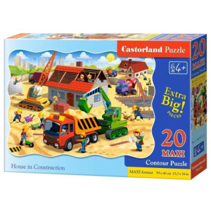 Puzzle Castorland - House In Construction 20 piese XXL