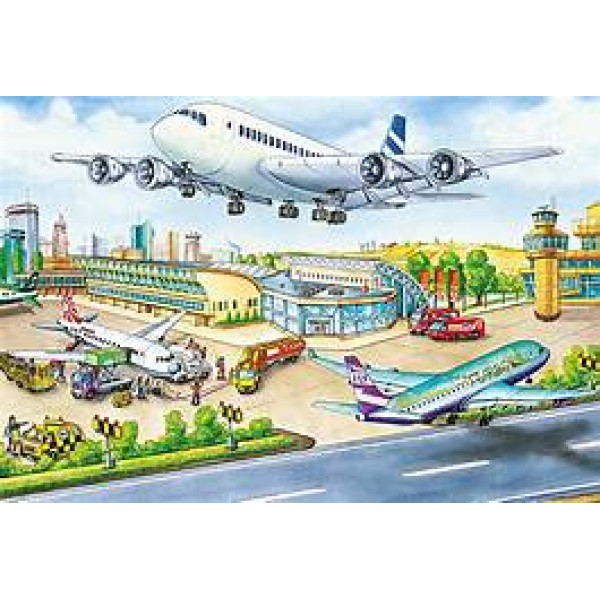 Puzzle Schmidt Puzzlebox Traffic 2x26 și 2x48 într-o cutie metalică