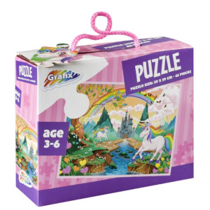 Puzzle Unicorni, 45 Piese, Grafix