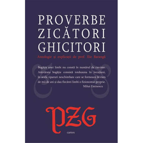 Proverbe. Zicatori. Ghicitori